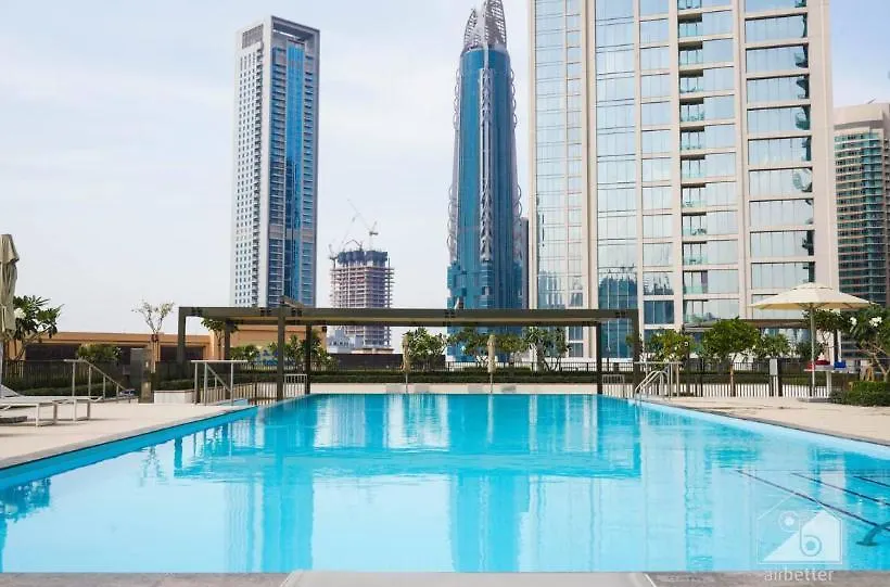 두바이 Luxurious 2Br In Burj Crown With Burj Khalifa View 아파트