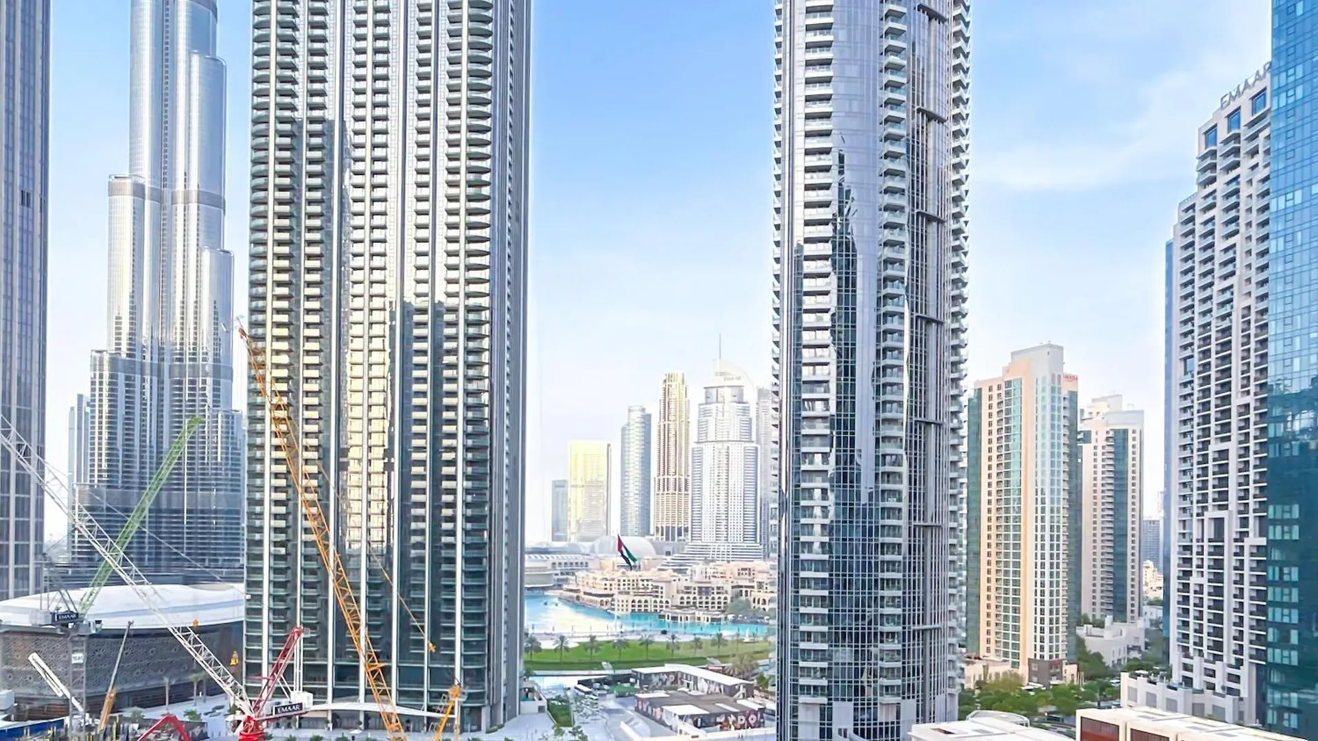 두바이 Luxurious 2Br In Burj Crown With Burj Khalifa View 아파트
