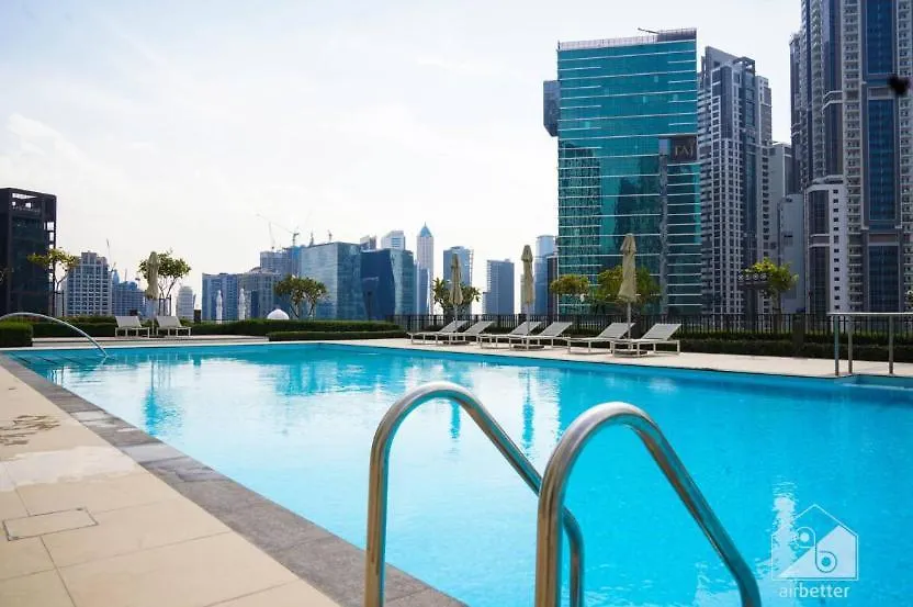 두바이 Luxurious 2Br In Burj Crown With Burj Khalifa View 아파트