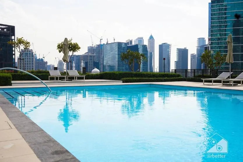 두바이 Luxurious 2Br In Burj Crown With Burj Khalifa View 아파트