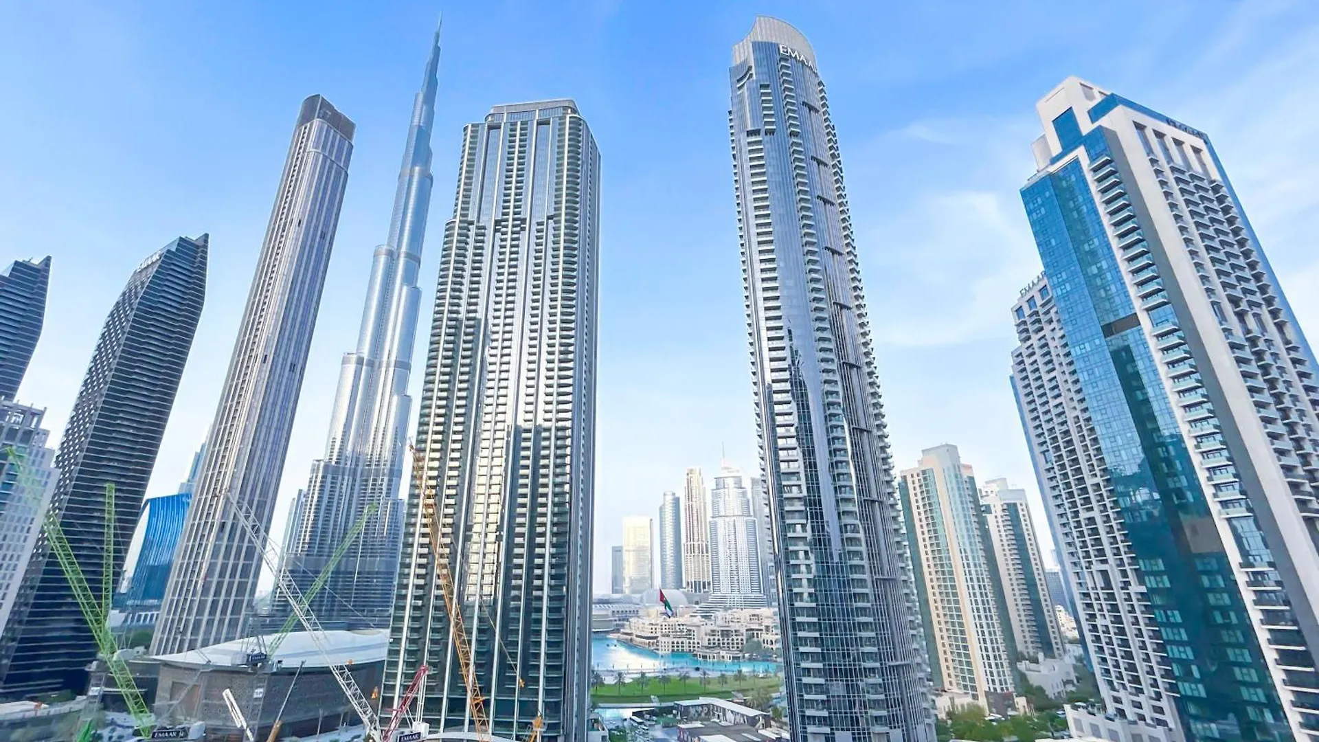 두바이 Luxurious 2Br In Burj Crown With Burj Khalifa View 아파트